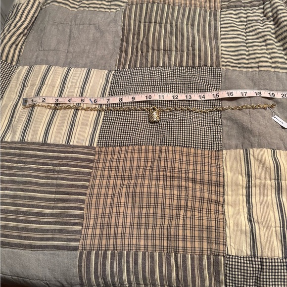 Coach Gold tone Chain Necklace with Padlock Pendant , Coach gold tone earrings. - Picture 10 of 12